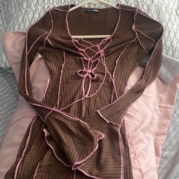 Fashion nova cross up dress - Picture 2 of 3